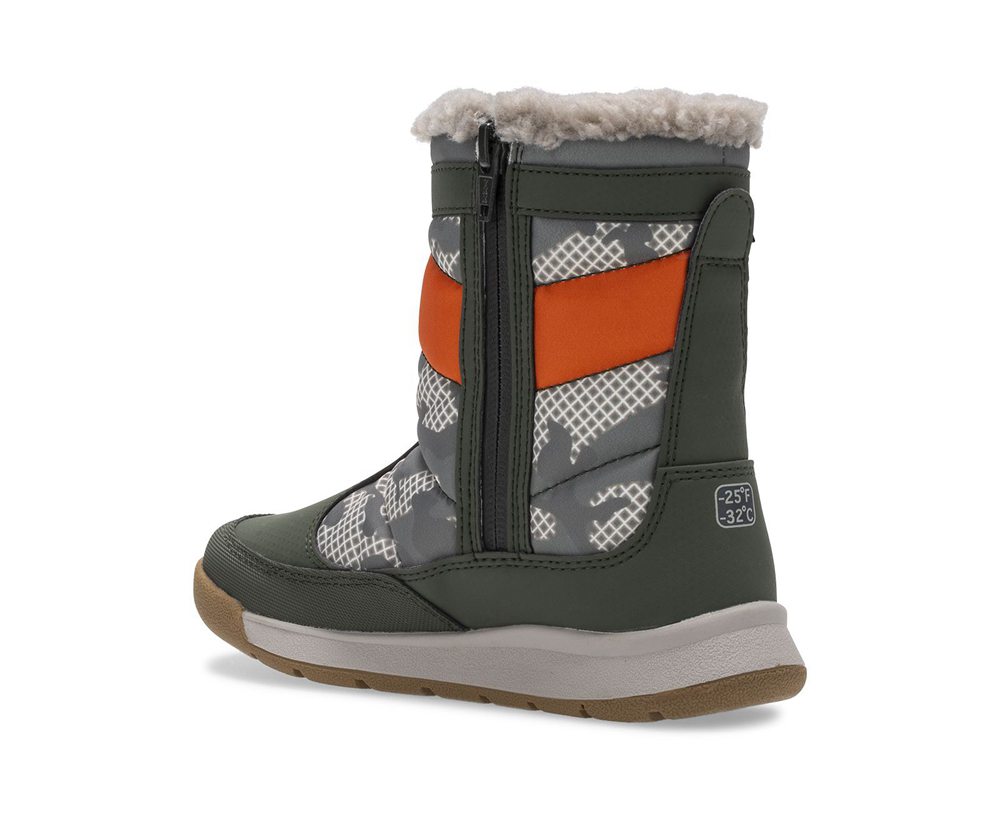 Botas Criança - Merrell Alpine Puffer Waterproof - Verde Oliva - RGF132796